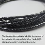 لكابل سماعة Shure MMCX / SE215 / SE425 / SE535 / SE846 / UE900 / Waston، ZS0073 أحمر، ZS0073 أزرق، ZS0073 أسود