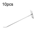 10pcs 4mm Thick Nail Wall Display Jewelry Hooks Single Wire Hook, 5cm, 10cm, 15cm, 20cm, 25cm