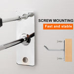 10pcs 4mm Thick Nail Wall Display Jewelry Hooks Single Wire Hook, 5cm, 10cm, 15cm, 20cm, 25cm