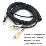 لكابل صوت سماعة ATH-M50X / M40X / M70X نابض AUX 2.5 مم، ZS0246