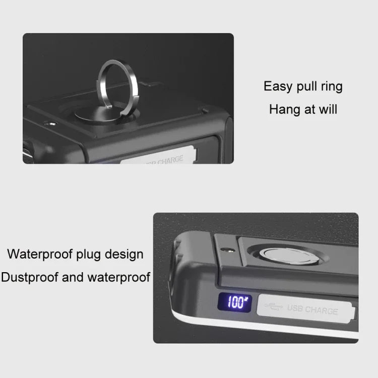ضوء تخييم خارجي متعدد الوظائف، ضوء خيمة قابل لإعادة الشحن عبر USB، H20
