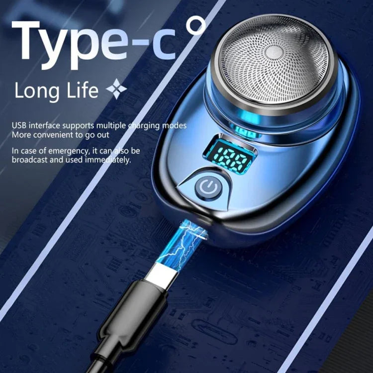 ماكينة حلاقة رقمية محمولة صغيرة قابلة للغسل كهربائية، 2202