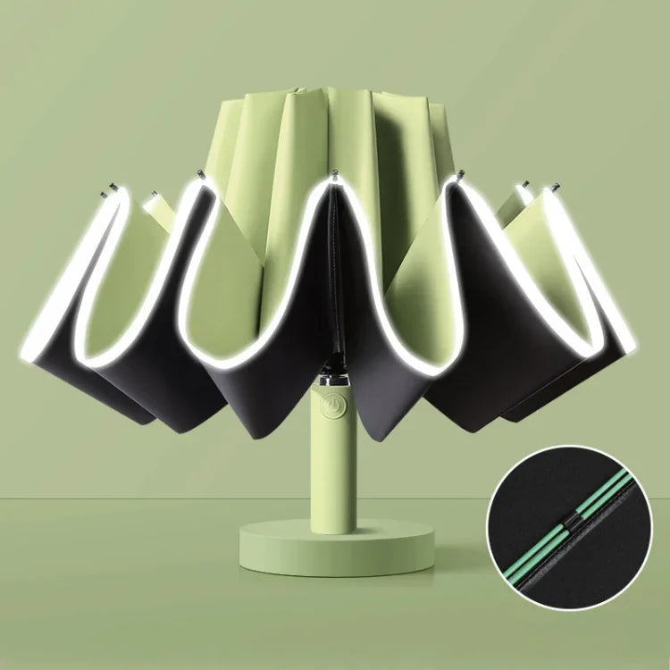 20 Bone Reverse Double Bone Automatic Folding Umbrella Sunshade Sun Umbrella