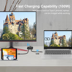 مفتاح ثنائي الاتجاه 8K30 Type-C / USB-C بسرعة 10Gbps، فاصل HD، KC-C201، جهاز فردي C201