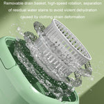 Mini Portable Folding Household Washing Machine Underwear Washer, Fruit Green, Fruit Green + Blue Light Antibacterial