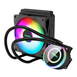 مبرد مياه EVESKY مروحة CPU RGB، مروحة، مبرد سائل مدمج، 120مم ملون، 120مم RGB، 240مم، 360مم