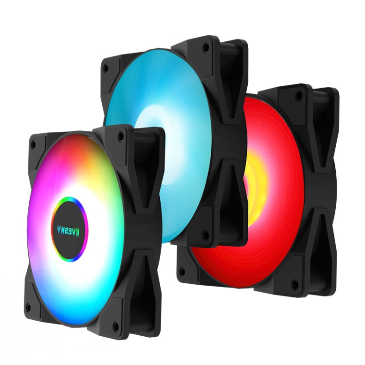 مبرد مياه EVESKY مروحة CPU RGB، مروحة، مبرد سائل مدمج، 120مم ملون، 120مم RGB، 240مم، 360مم