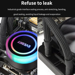 مبرد مياه EVESKY مروحة CPU RGB، مروحة، مبرد سائل مدمج، 120مم ملون، 120مم RGB، 240مم، 360مم