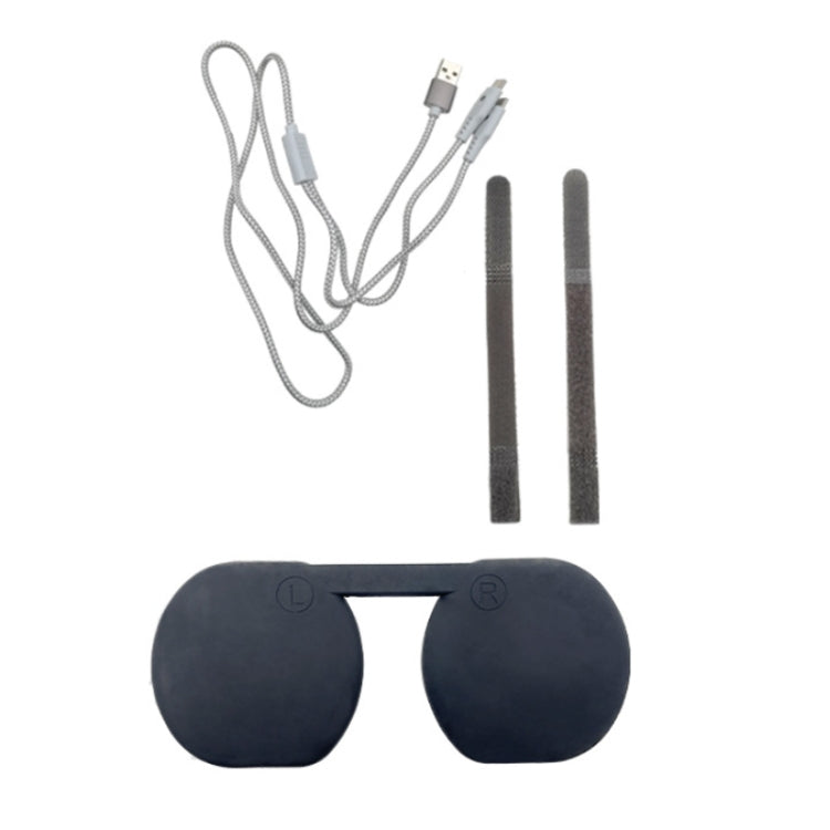 كابل شحن TYPE-C + غطاء نظارات + مجموعة ربط كابل لجهاز iplay لـ PSVR2، HBP-509