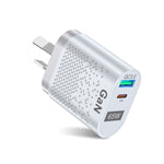 65W GaN Mobile Phone Charger PD Fast Charge Computer Adapter, Black EU Plug, Black UK Plug, Black US Plug, Black AU Plug, Black KR Plug, White EU Plug, White UK Plug, White US Plug, White AU Plug, White KR Plug