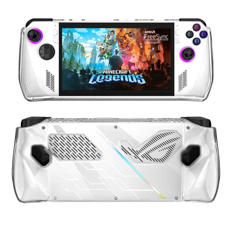 غطاء حماية ناعم TPU شامل لجهاز ألعاب ASUS Rog Ally، غطاء TPU شفاف