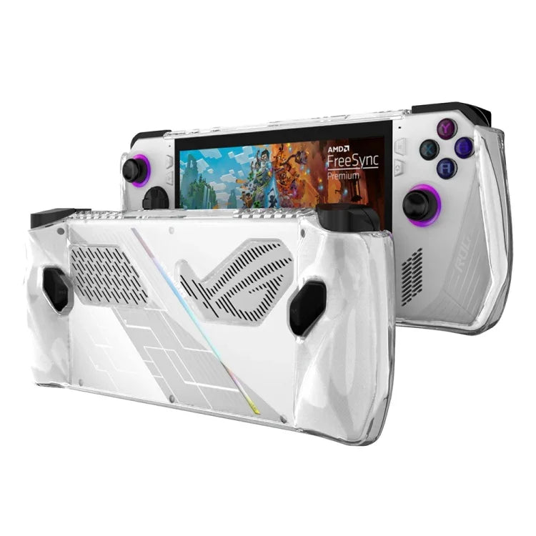 غطاء حماية ناعم TPU شامل لجهاز ألعاب ASUS Rog Ally، غطاء TPU شفاف