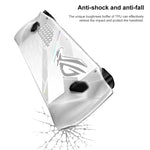 غطاء حماية ناعم TPU شامل لجهاز ألعاب ASUS Rog Ally، غطاء TPU شفاف