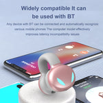 سماعات أذن بلوتوث بتصميم مشبك أذن ستيريو بصوت خارجي دون إيذاء الأذن، موديل رياضي للأعمال، YX03 (أسود)، YX03 (أبيض)، YX03 (وردي)، YX03 (رمادي)
