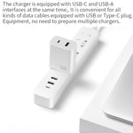 شاحن محمول أصلي من شاومي بقوة 35 واط USB-C+USB-A بشحن سريع ومنفذين (1C+1A)، قابس الولايات المتحدة، 35 واط