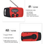 HanRongda HRD-902 Disaster Prevention and Emergency Solar Charging Lighting Mobile Portable Radio, HRD-902