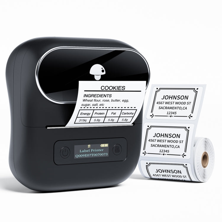طابعة ملصقات حرارية بلوتوث Phomemo M220 لعلامات المجوهرات والملابس، M220