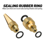 SV/AV/DV Bicycle Valve Adapter Set Bike Ball Pump Accessories, 15 in 1, 24 in 1 with Leather Ring, 25 in 1, 24 in 1, 32 in 1, 16 in 1, 10 in 1, 3sets 3 in 1, 12 in 1, 3sets 5 in 1, 3sets 4 in 1, 3sets 4 in 1 Gold, 14 in 1, 16 in 1 with Split Box       ...
