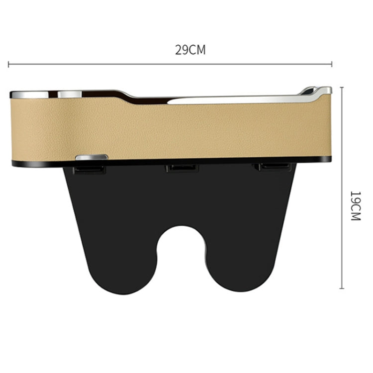 Car Seat Gap Storage Box Multifunctional Mobile Phone USB Charger, Standard Black, Standard Red, Standard Beige, Standard Brown, QC3.0 Black, QC3.0 Red, QC3.0 Beige, QC3.0 Brown