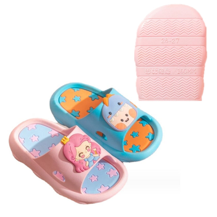 Children Slippers Cartoon Non-Slip Soft-Soled Sandals, 26-27 Inner Length 15.5cm, 28-29 Inner Length 16.5cm, 30-31 Inner Length 17.5cm, 32-33 Inner Length 18.5cm, 34-35 Inner Length 19.5cm