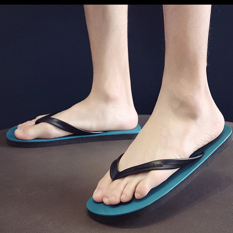 Men Slippers Student Flat Casual Non-Slip Flip Flops, S 40-41, M 42-43, L 44-45, XS 38-39
