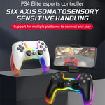 مقبض لاسلكي بلوتوث ملون لجهاز PS4