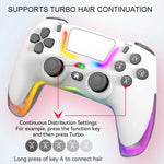مقبض لاسلكي بلوتوث ملون لجهاز PS4