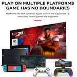 مقبض لاسلكي بلوتوث ملون لجهاز PS4
