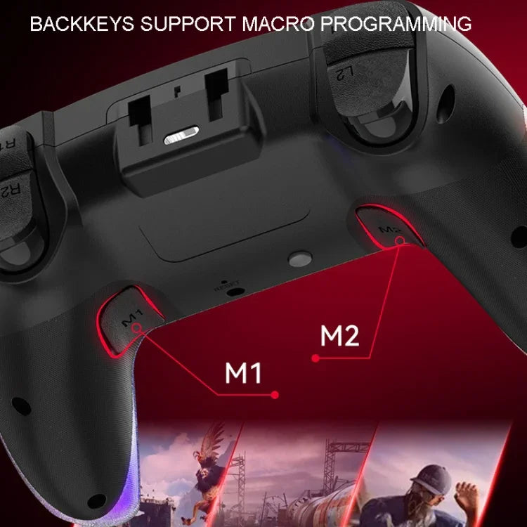 مقبض لاسلكي بلوتوث ملون لجهاز PS4