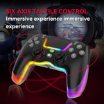 مقبض لاسلكي بلوتوث ملون لجهاز PS4