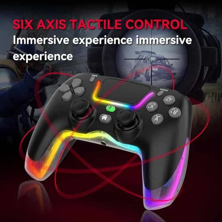 مقبض لاسلكي بلوتوث ملون لجهاز PS4
