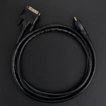 كابل HDMI بطول 3م إلى DVI 24+1P 1080P ثنائي الاتجاه عالي الدقة لتوصيل الكمبيوتر بالشاشة، HDMI إلى DVI