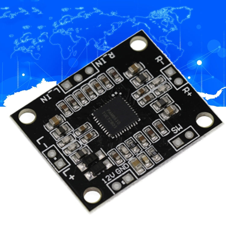 لوحة مضخم صوت رقمي XH-M181 PAM8610 2×15 واط، مضخم صوت ثنائي القناة