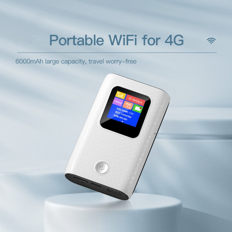 راوتر واي فاي 4G LTE محمول ببطارية 6000mAh كنز شحن نقطة اتصال لاسلكية بسرعة 150Mbps مودم محمول جيب، MF905C آسيا، MF905C الاتحاد الأوروبي