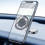 Dashboard Magnetic Navigation Foldable Universal Car Phone Holder, Y82 Black, Y82 Silver