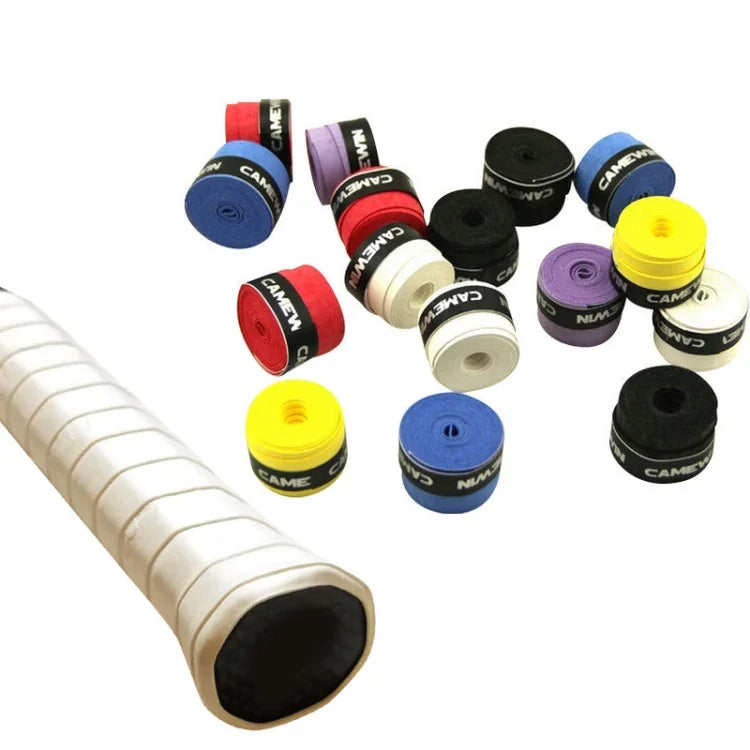 CAMEWIN  1pc Tennis Racket PU Overgrip Anti-Skid Sweat Absorbed Soft Wrap Taps Hand Glue