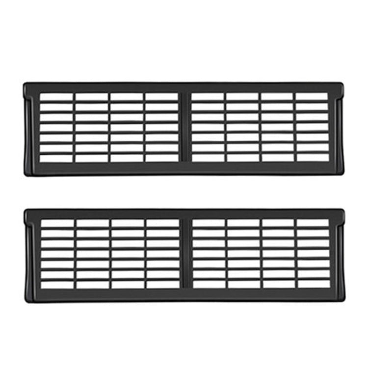 1pair Car Under-seat Vent Protection Cover Decoration Accessories, For Tesla Model Y, For Tesla Model 3
