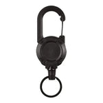Flexible Climbing Backpack Buckle Retractable Pull Badges Reel Sports Keychain, Flexible