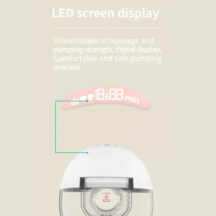 مضخة ثدي كهربائية قابلة للارتداء مع شاشة LED، 3 أوضاع و12 مستوى، S21 مفردة، S21 مزدوجة