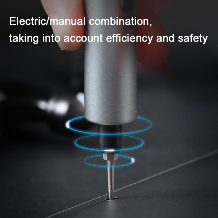 طقم مفكات كهربائية IFu 42 في 1 مع شحن USB سريع ومصباح عمل LED