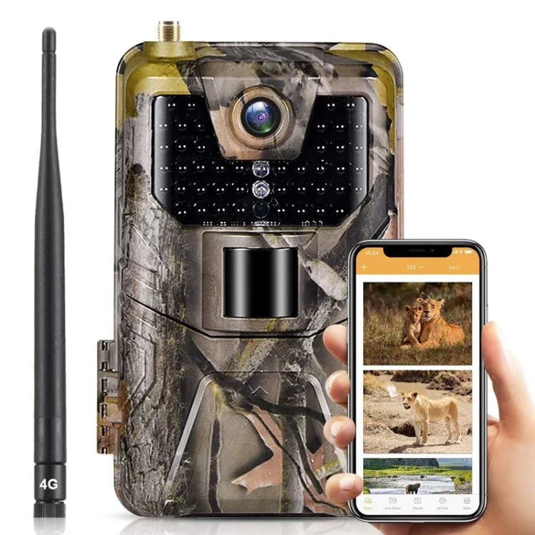 كاميرا صيد بدقة 36 ميجابكسل 4K 4G مع تحكم عن بعد عبر التطبيق لعرض الصور والفيديو في أي وقت، HC-900Pro