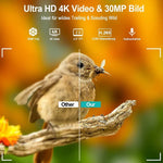 كاميرا صيد بدقة 36 ميجابكسل 4K 4G مع تحكم عن بعد عبر التطبيق لعرض الصور والفيديو في أي وقت، HC-900Pro