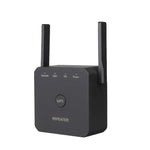 مكرر واي فاي 2.4G 300M، موسع واي فاي، مضخم واي فاي مع منفذ LAN واحد، قابس أمريكي، قابس أوروبي، قابس بريطاني