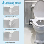 Bidet Toilet Seat Attachment With Hot & Cold Double Nozzle Personal Hygiene, 7/8 For North America, 1/2  For Asia/Australia/UK, 3/8 For Europe