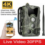 كاميرا صيد خارجية بدقة 4K 4G مع تحكم عن بعد عبر التطبيق لعرض الصور والفيديو في أي وقت، HC-801Pro، قابس الاتحاد الأوروبي، قابس الولايات المتحدة، قابس أستراليا