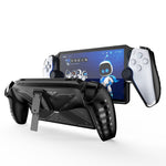 غطاء واقي TPU مع حامل لجهاز Sony PlayStation Portal، TPU