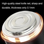 Rechargeable Travel Electric Shaver Portable Elbow Mini Floating Head Shaver