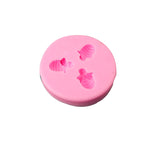 Little Bee Silicone Mold Fondant Chocolate Cake Mold, Mk-3171 Pink, Mk-3171 Light Gray, Mk-3172 Pink, Mk-3172 Light Gray