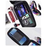 WILD MAN MS66 1.2L EVA Hard Shell Bicycle Front Beam Bag Cycling Touch Screen Phone Bag, MS66