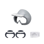 لواقي وسادة وجه نظارات VR PICO 4 Hibloks مع مروحة، قطعة واحدة من PU قطن، قطعتان من PU قطن، قطعة واحدة من حرير الثلج، قطعتان من حرير الثلج